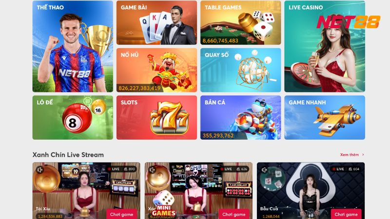 Giới thiệu Net88 1 NET 88 là sân chơi betting với đa dạng sản phẩm cá cược cực hấp dẫn