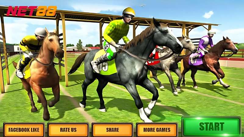 Trải Nghiệm Game Đua Ngựa 3D NET88 Hấp Dẫn Nhất 2025 4 Nhà cái cung cấp đa dạng hình thức cược Đua Ngựa ảo 3D