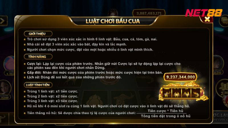 Game có cơ chế nhân thưởng rõ ràng, minh bạch cho bet thủ dễ dàng tính toán