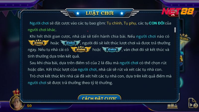 Xì Dách Net88 | Thử Thách 21 Điểm Cho Bet Thủ Đấu Trí Nhà Cái 3 Các quy định đặt cược, chiến thắng đều được nhà cái công bố rõ ràng minh bạch tuyệt đối