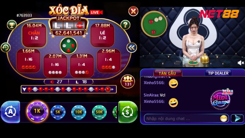 Nhà cái mang đến phiên bản Xóc Đĩa trực tuyến với tính năng livestream trực tiếp 